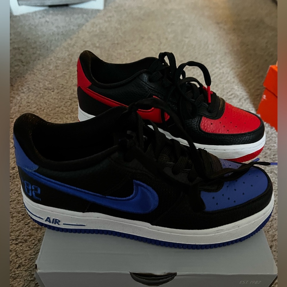 Air Force 1s multicolored